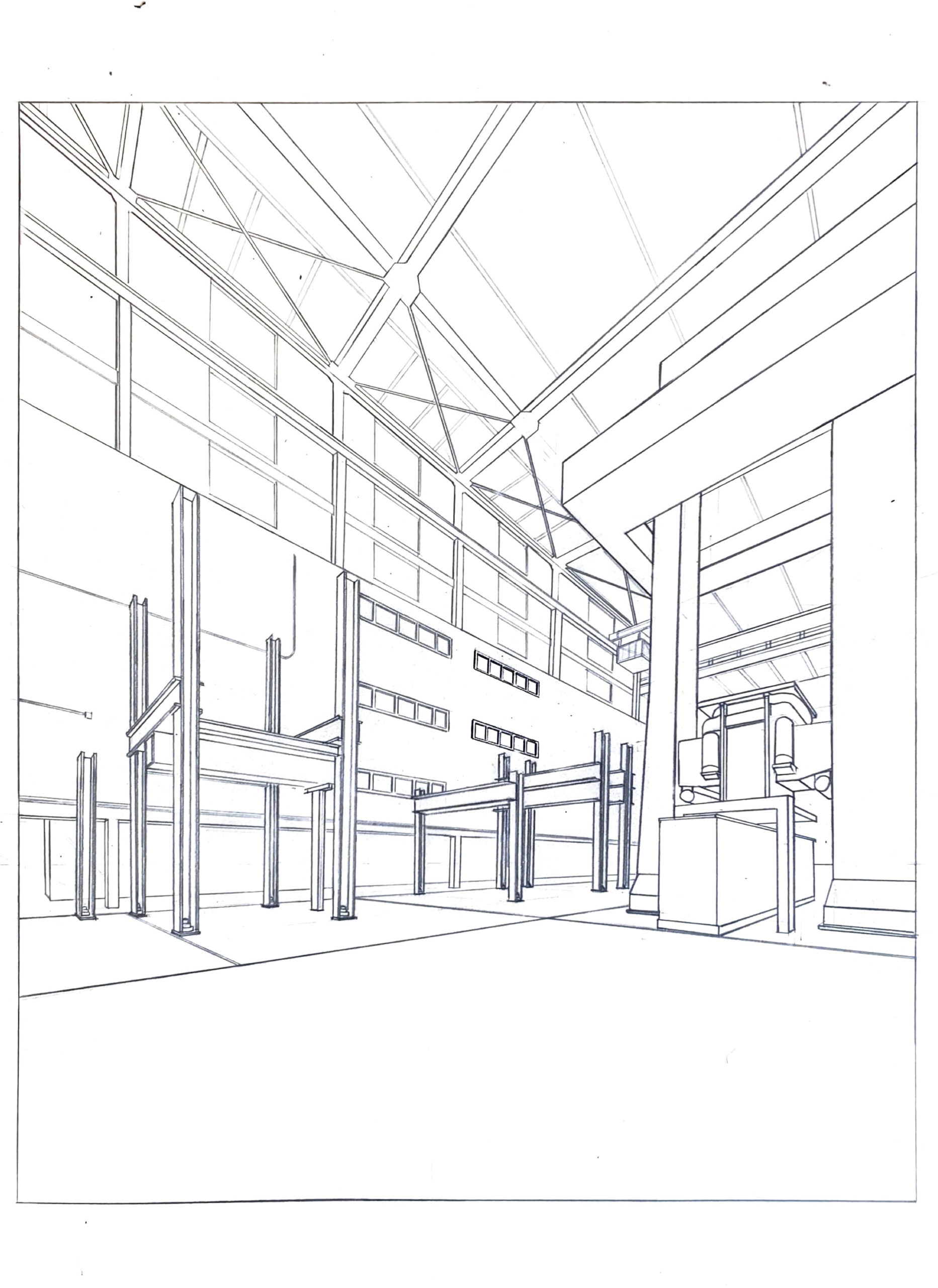 Vaafoulay’s Two-Point Perspective Drawing (Fritz, New Lab)