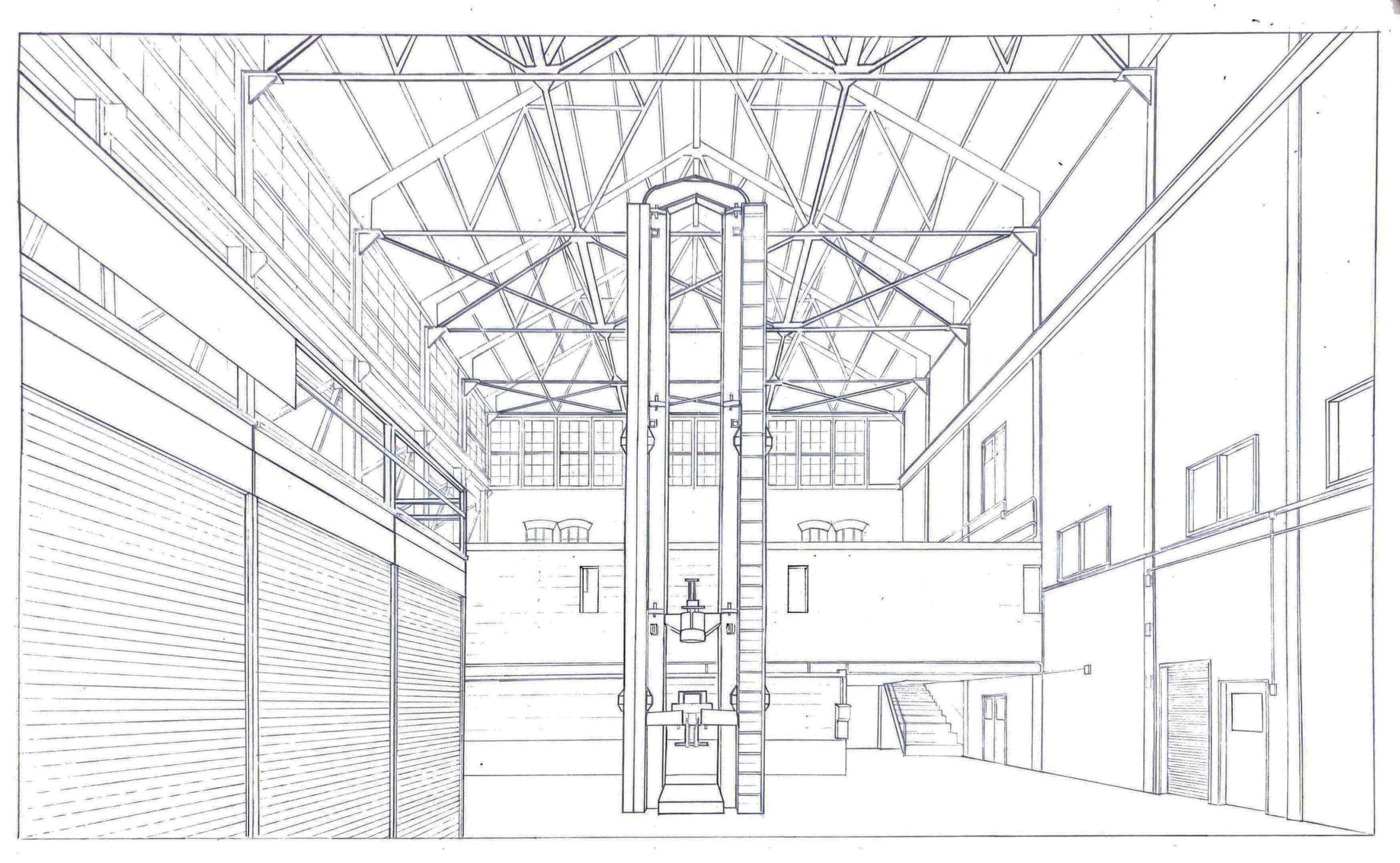 Vaafoulay’s Interior One-Point Perspective (Fritz, Old Lab)